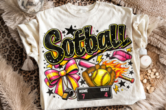 Softball Game Day PNG Sublimation, Softball Mama PNG, Sports Product Image 2