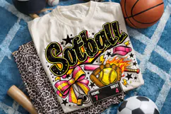 Softball Game Day PNG Sublimation, Softball Mama PNG, Sports Product Image 1