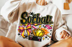 Softball Game Day PNG Sublimation, Softball Mama PNG, Sports Product Image 4