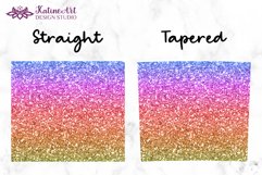 Glitter Ombre Tumbler Wrap Gradient Sublimation Design 20 Oz Product Image 2