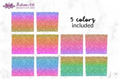 Glitter Ombre Tumbler Wrap Gradient Sublimation Design 20 Oz Product Image 3