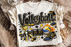 Volleyball PNG Sublimation, Volleyball Mom PNG, Game Day PNG Product Image 5