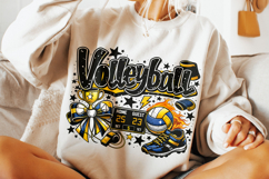 Volleyball PNG Sublimation, Volleyball Mom PNG, Game Day PNG Product Image 3