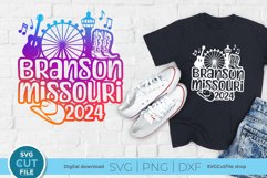 Infuse Branson Missouri charm into your wardrobe using this Cricut and Silhouette compatible SVG. Craft custom shirts and totes effortlessly.