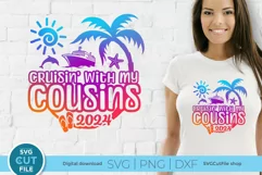 Infuse Cousins Cruise charm into your wardrobe using this Cricut and Silhouette compatible SVG. Craft custom shirts and totes effortlessly.