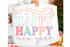 Happy New Year 2026 PNG SVG T-shirt design Year 2026 Product Image 1