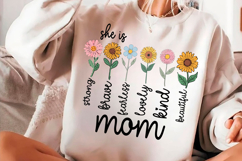 Mother's Day SVG She is Strong Png Product Image 2