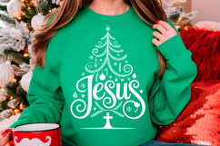 Jesus SVG PNG, Christian Christmas Shirt Product Image 2