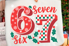 Christmas Six Seven SVG, 6 7 Meme PNG Product Image 1