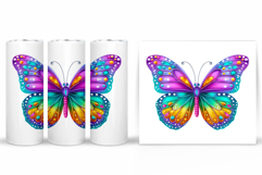 Butterfly Tumbler Sublimation. Butterfly Sublimation Product Image 2