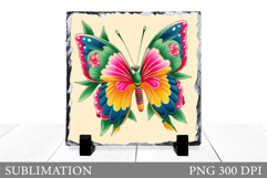 Butterfly Sublimation. Butterfly Slate Sublimation Product Image 1