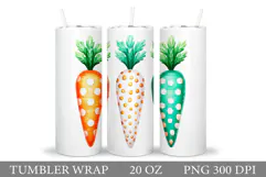 Carrot Tumbler Design. Carrot Sublimation Product Image 1