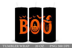 Halloween Tumbler Design. Halloween Sublimation Product Image 1