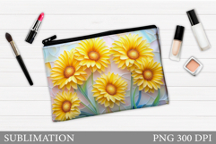 Dandelion Makeup Bag Design. Dandelion Sublimation Product Image 1