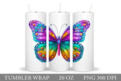 Butterfly Tumbler Sublimation. Butterfly Sublimation Product Image 1