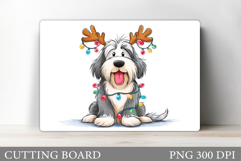 Christmas Dog Cutting Board. Christmas Cutting Board Design Product Image 1