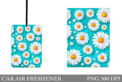 Daisy Flowers Car Air Freshener. Floral Car Air Freshener De Product Image 1