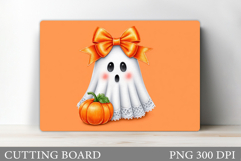 Halloween Ghost Cutting Board. Halloween Cutting Board Product Image 1