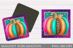 Pumpkin Magnet Design. Pumpkin Sublimation Product Image 1