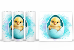 Easter Chick Tumbler Design. Easter Tumbler Sublimation Product Image 2