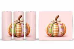 Pumpkin Tumbler Design. Pumpkin Sublimation Product Image 2
