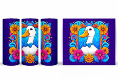 Cute Goose Tumbler Design. Cute Goose Sublimation Product Image 2