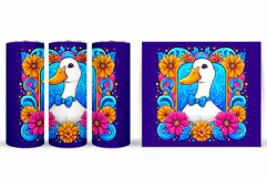 Cute Goose Tumbler Design. Cute Goose Sublimation Product Image 2