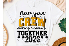 Happy New Year 2026 PNG SVG T-shirt design Year 2026 Product Image 2