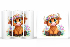 Cow Tumbler Design. Cow Tumbler Sublimation Product Image 2