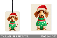 Cute Dog Car Air Freshener. Christmas Car Air Freshener Product Image 1