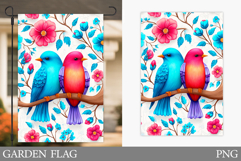 Bird Garden Flag Design. Bird Sublimation Product Image 1