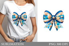 Sea Bow T-Shirt Design. Sea Bow Sublimation Product Image 1