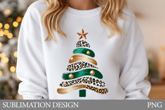 Christmas Tree T-Shirt Design. Christmas Tree Sublimation Product Image 1