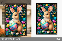 Easter Bunny Garden Flag. Easter Garden Flag Design Product Image 1