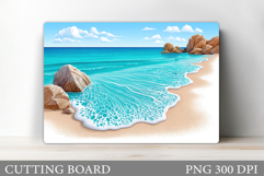 Sea Cutting Board Design. Sea Sublimation Product Image 1