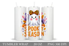 Ghost Tumbler Sublimation. Halloween Tumbler Design Product Image 1