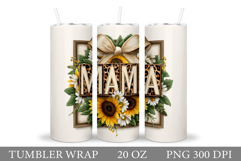 Mother's Day Tumbler Design. Mother's Day Sublimation Product Image 1