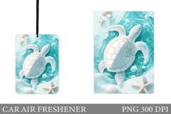 Turtle Car Air Freshener. Sea Car Air Freshener Product Image 1