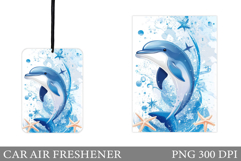 Dolphin Car Air Freshener. Sea Car Air Freshener Design Product Image 1