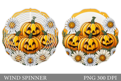 Halloween Pumpkin Wind Spinner. Halloween Wind Spinner Product Image 1