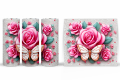 Butterfly Tumbler Sublimation. Butterfly Sublimation Product Image 2