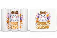 Ghost Tumbler Sublimation. Halloween Tumbler Design Product Image 2