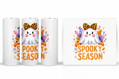 Ghost Tumbler Sublimation. Halloween Tumbler Design Product Image 2