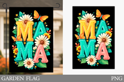 Mother's Day Garden Flag. Flowers Garden Flag Sublimation Product Image 1