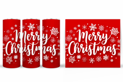 Merry Christmas Tumbler. Christmas Tumbler Sublimation Product Image 2