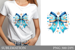 Sea Bow T-Shirt Design. Sea Bow Sublimation Product Image 1