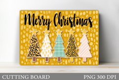 Christmas Tree Cutting Board. Kitchen Cutting Board Design Product Image 1