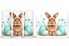Easter Bunny Tumbler Design. Easter Tumbler Sublimation Product Image 2