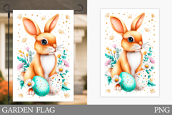 Easter Bunny Garden Flag.Easter Garden Flag Design Product Image 1