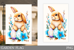 Easter Bunny Garden Flag.Easter Garden Flag Design Product Image 1